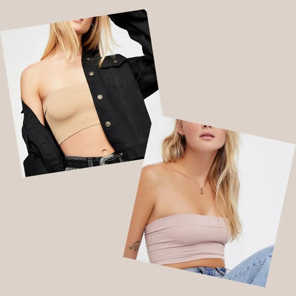 Free People Not So Basic Bandeau Bra NWOT